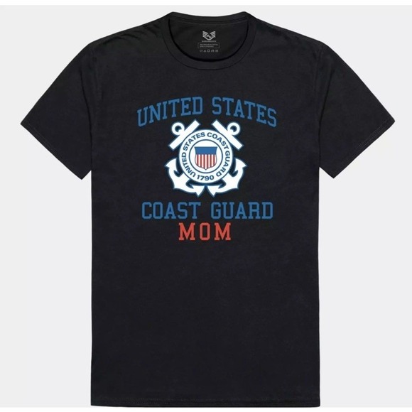 USCG United States US Coast Guard MOM Mother Patriotic Tee Shirt 2XL - Picture 1 of 3